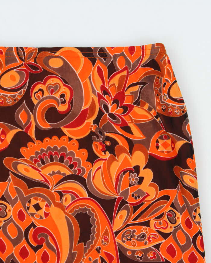 Vintage 1990s Suzy Shier Paisley Midi Skirt - XS