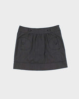 Vintage Y2k 2000s NAFNAF Pinstripe Mini Skirt - M