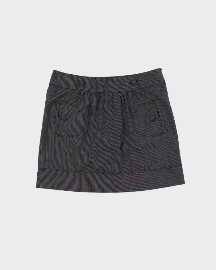 Vintage Y2k 2000s NAFNAF Pinstripe Mini Skirt - M