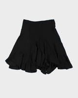 Vintage 1990s Digit@l Bias Cut Asymmetric Hem Slinky Skirt - XS