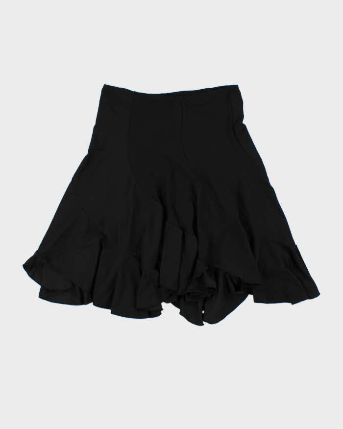 Vintage 1990s Digit@l Bias Cut Asymmetric Hem Slinky Skirt - XS
