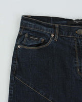 Vintage Y2k 2000s Simon Chang Patchwork Flared denim Skirt - M