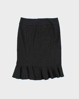 Vintage Y2k 2000s Express Design Studio Pin Stripe Heavy Flared Hem Skirt - S