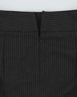 Vintage Y2k 2000s Express Design Studio Pin Stripe Heavy Flared Hem Skirt - S