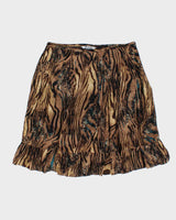 Vintage 1990s Nygard Animal Print Floaty Skirt - S