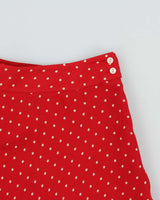 Vintage 2000s Jones New York Silk Polka Dot Skirt - S