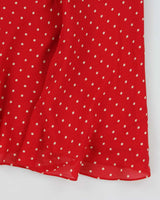 Vintage 2000s Jones New York Silk Polka Dot Skirt - S