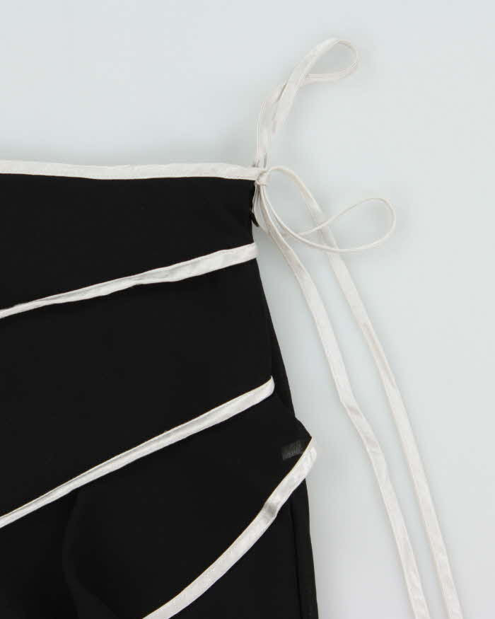Vintage 1990s A.Wear Wrap Style Ribbon trim Skirt - S