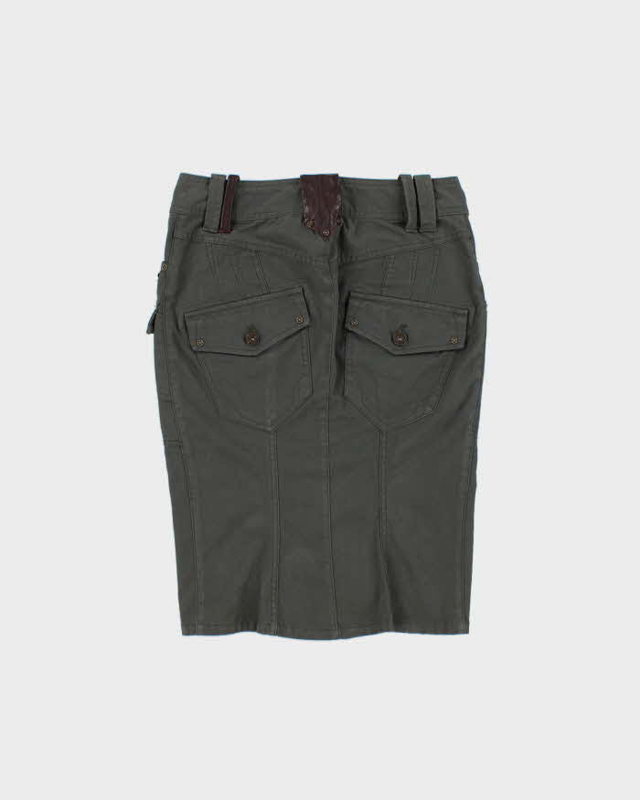 Vintage 2000s Diesel Cargo Style Pencil Skirt - XS