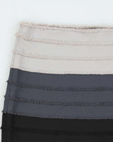 Vintage Y2k 2000s Bebe Ombre Tiered Raw Edge Mini Skirt - S