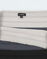 Vintage Y2k 2000s Bebe Ombre Tiered Raw Edge Mini Skirt - S