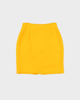 Vintage 1990s Jones New York Silk Pencil Skirt - XS