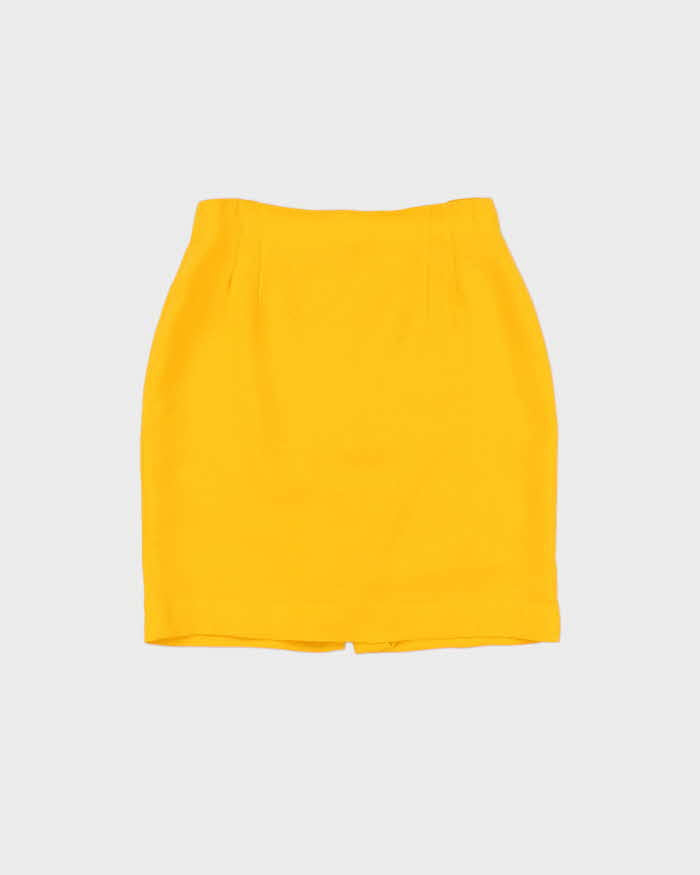 Vintage 1990s Jones New York Silk Pencil Skirt - XS