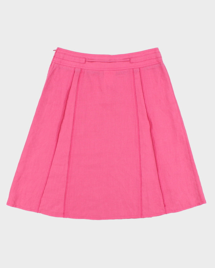 Vintage 2000s Steilman Drawstring Linen Skirt - S