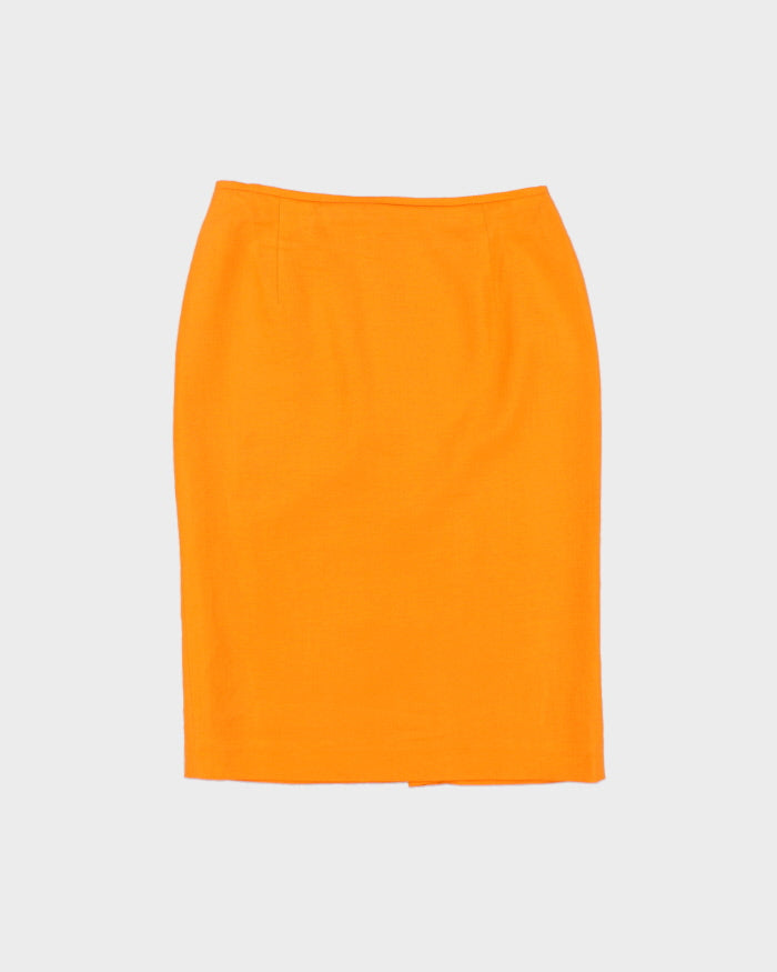 Vintage 1990s Jones New York Linen Pencil Skirt - S