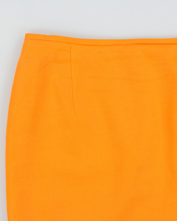Vintage 1990s Jones New York Linen Pencil Skirt - S