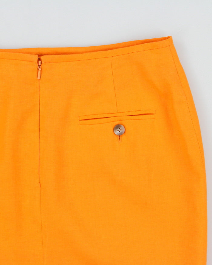 Vintage 1990s Jones New York Linen Pencil Skirt - S