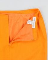Vintage 1990s Jones New York Linen Pencil Skirt - S