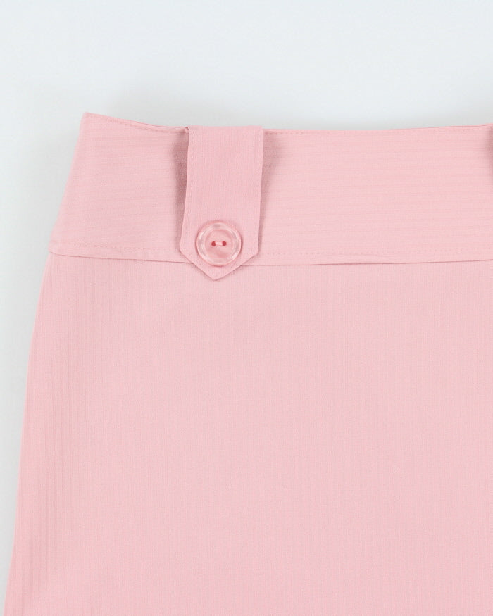 Vintage 1990s A. Byer Embossed Stripe Mini Skirt - XS