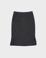 Vintage 2000s Mexx Pleated Hem Pencil Skirt -