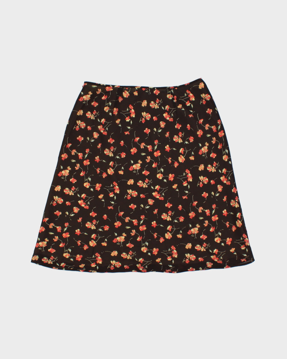 Vintage 1990s Ann Taylor Floral Floaty Skirt - XS