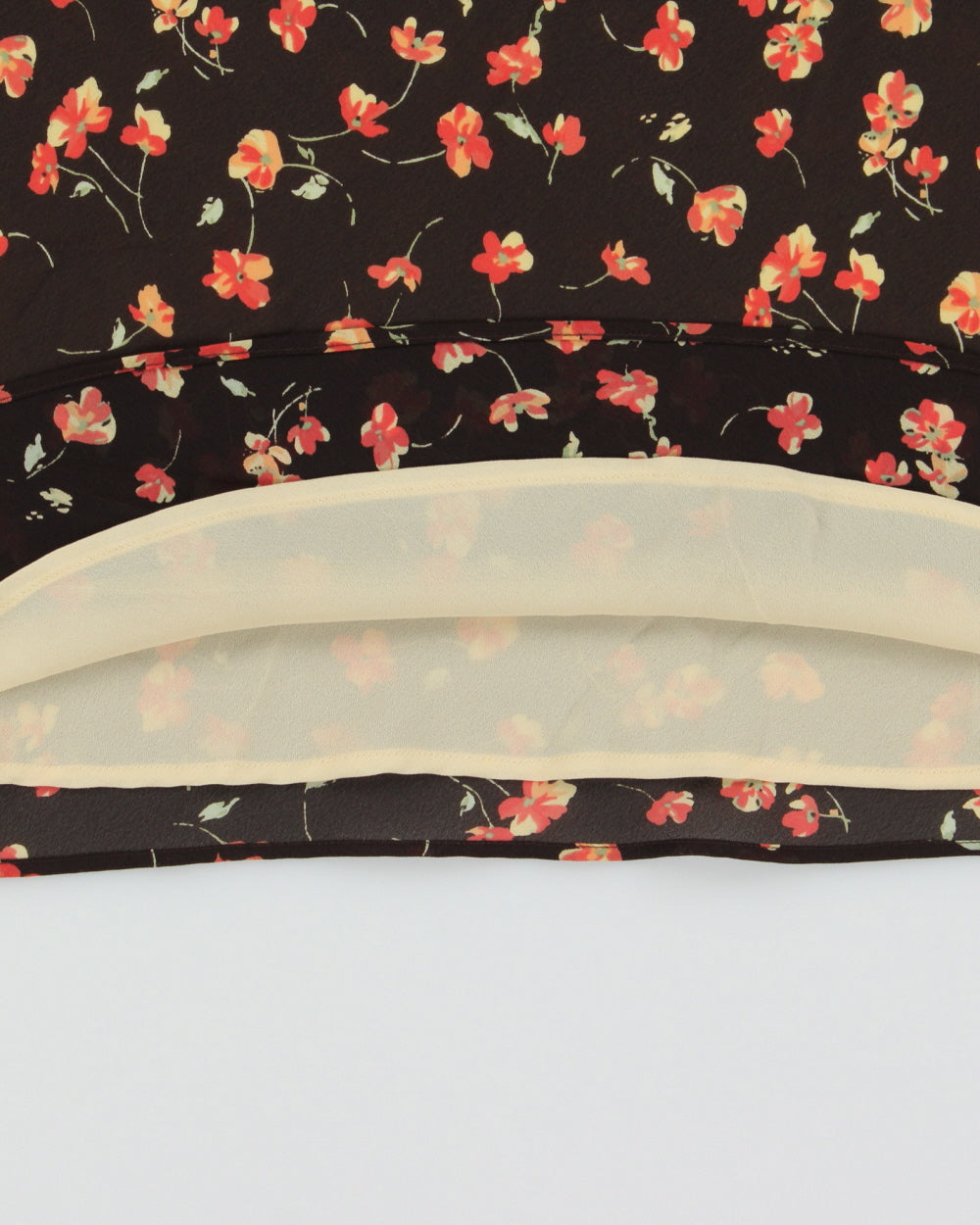 Vintage 1990s Ann Taylor Floral Floaty Skirt - XS