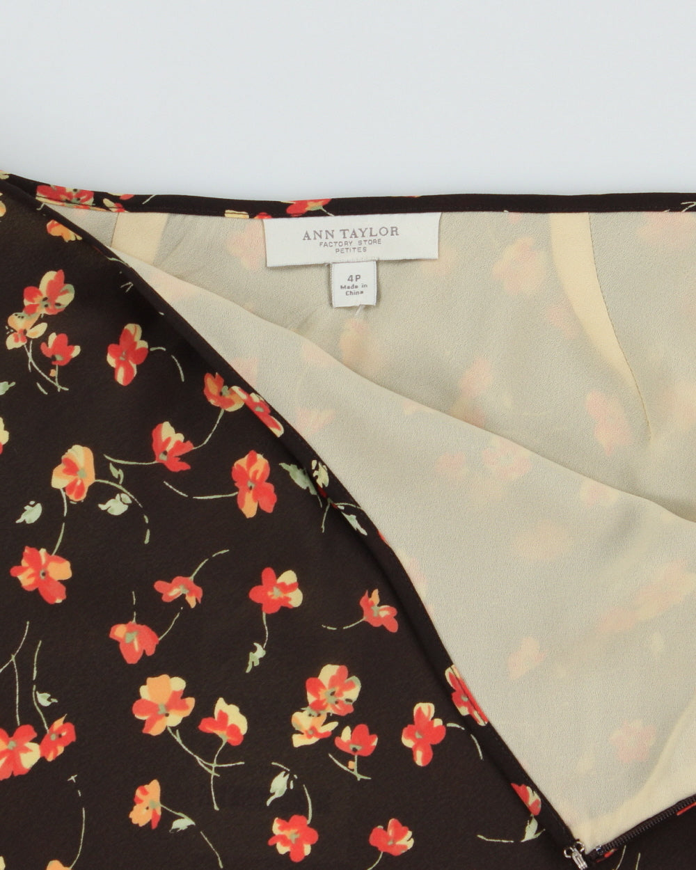 Vintage 1990s Ann Taylor Floral Floaty Skirt - XS