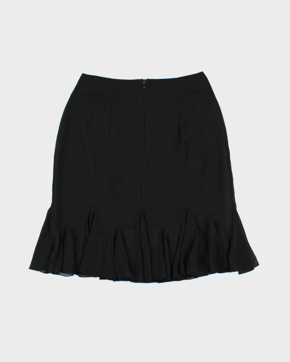 Vintage 1990s JS Collections Flounce Hem Skirt - S