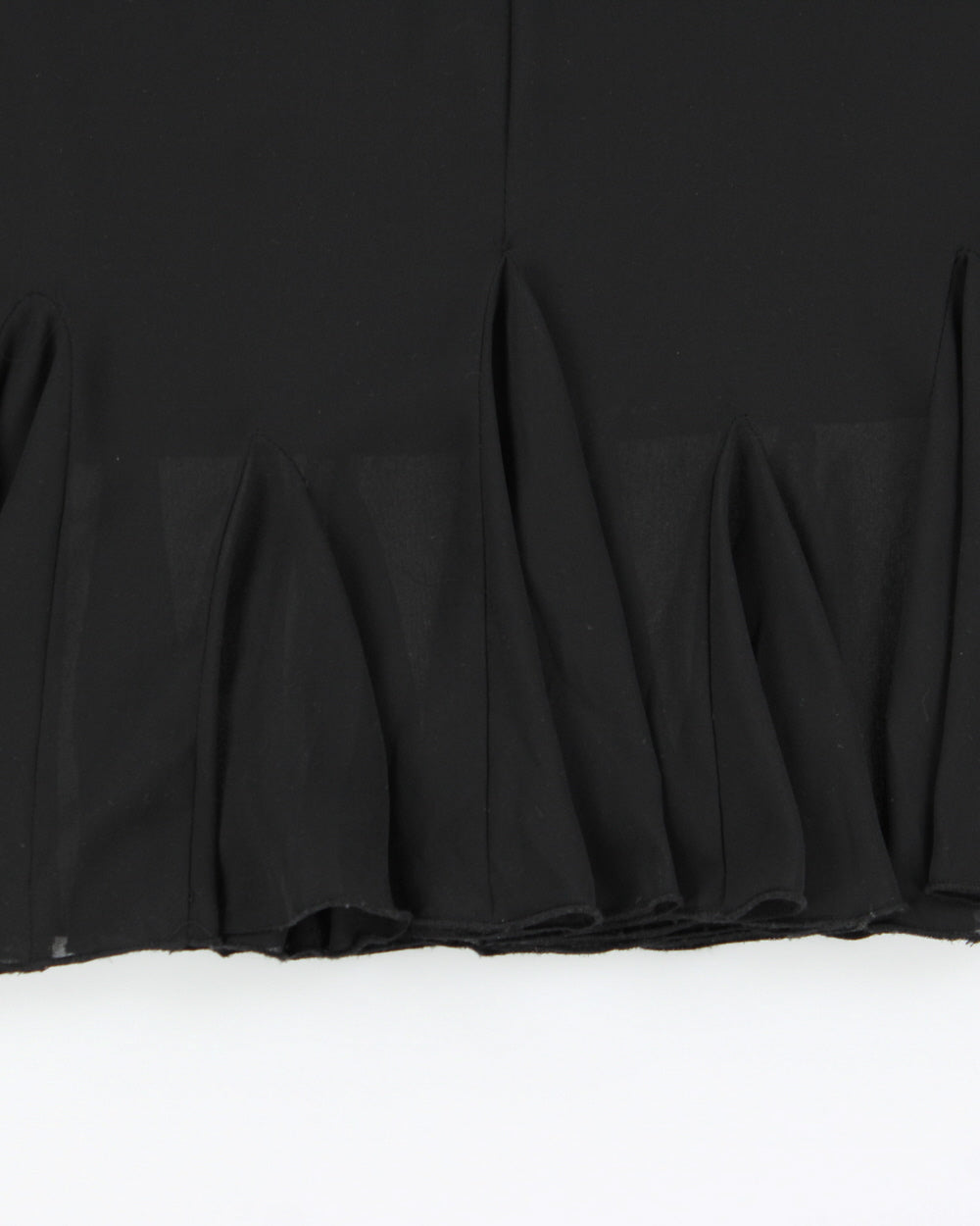 Vintage 1990s JS Collections Flounce Hem Skirt - S