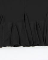 Vintage 1990s JS Collections Flounce Hem Skirt - S