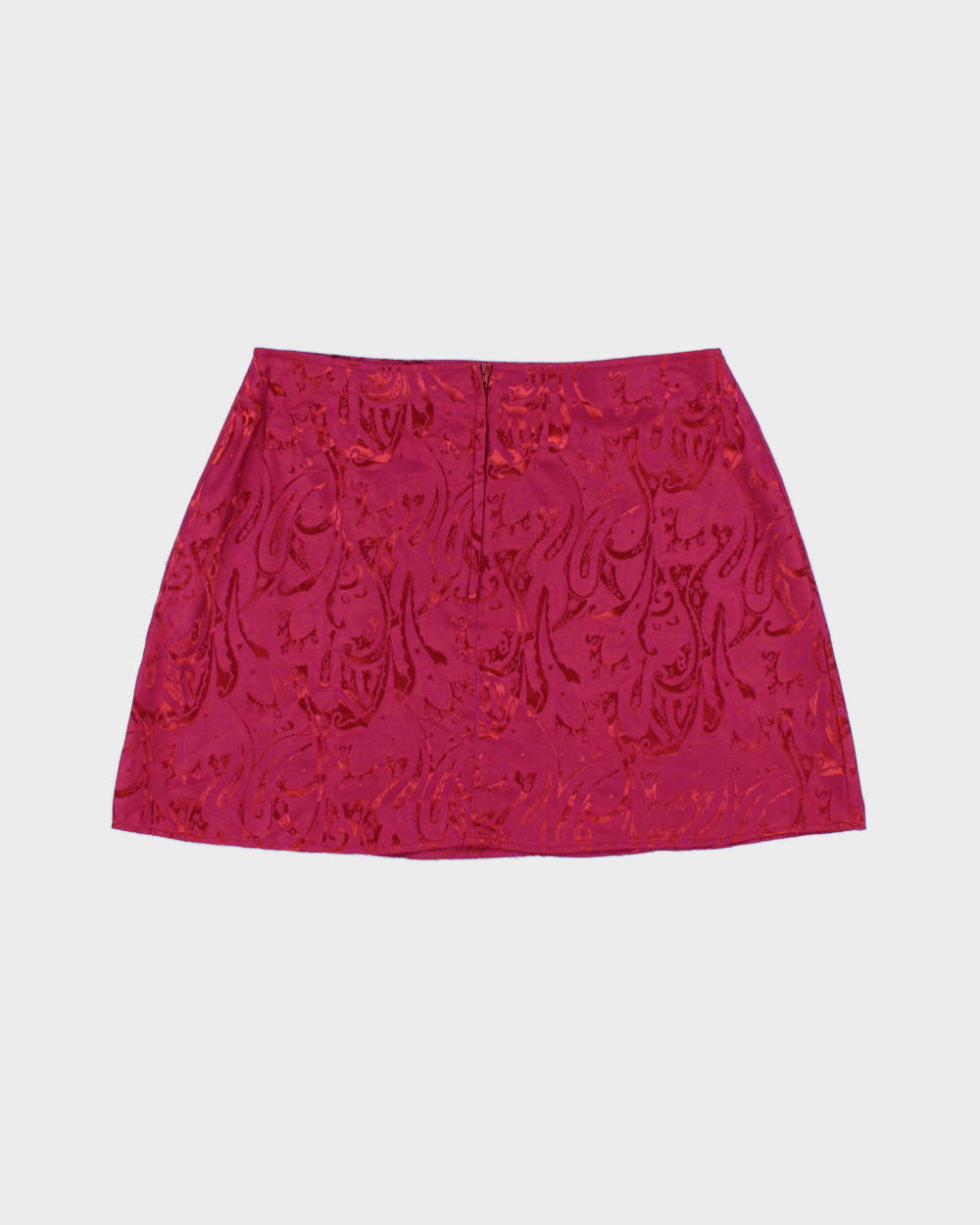 Vintage 1990s La Belle Paisley Pattern Mini Skirt - S