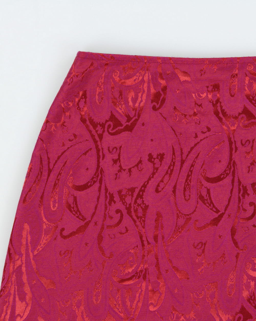 Vintage 1990s La Belle Paisley Pattern Mini Skirt - S