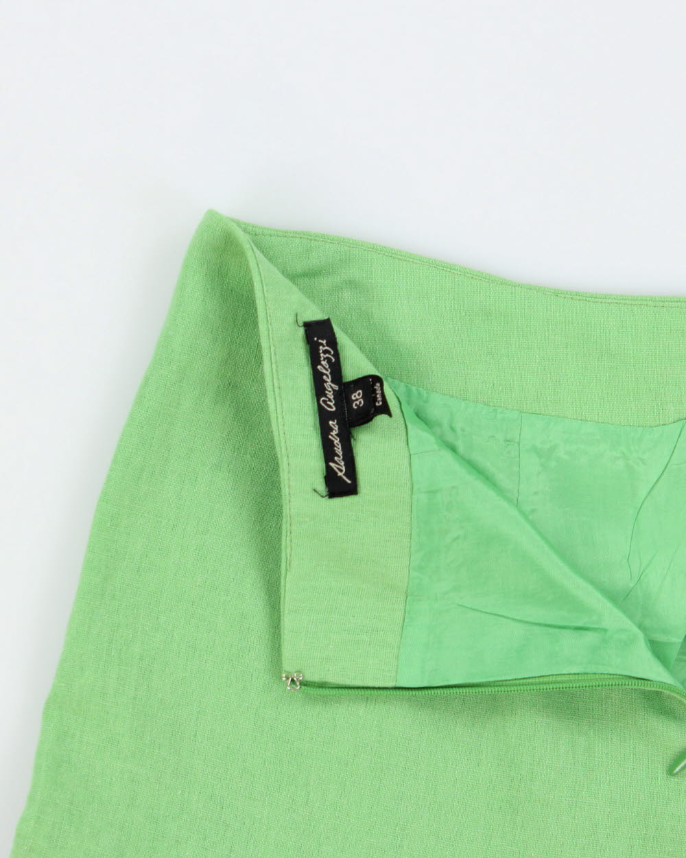 Vintage Sandra Angelozzi Linen Blend Skirt - S