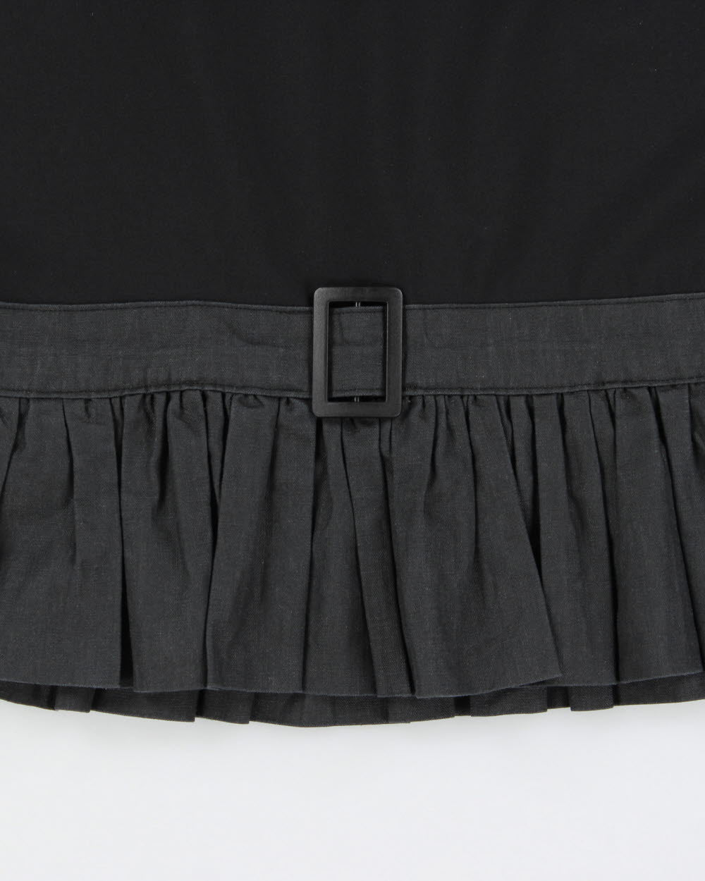 Vintage 1990s Evan &amp; Dean Pencil Belted Linen Flare Hem Skirt - XS