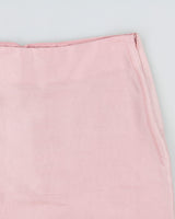 Vintage 1990s Jayn Simpson Baby Pink Iridescent Lace-up Skirt - XS
