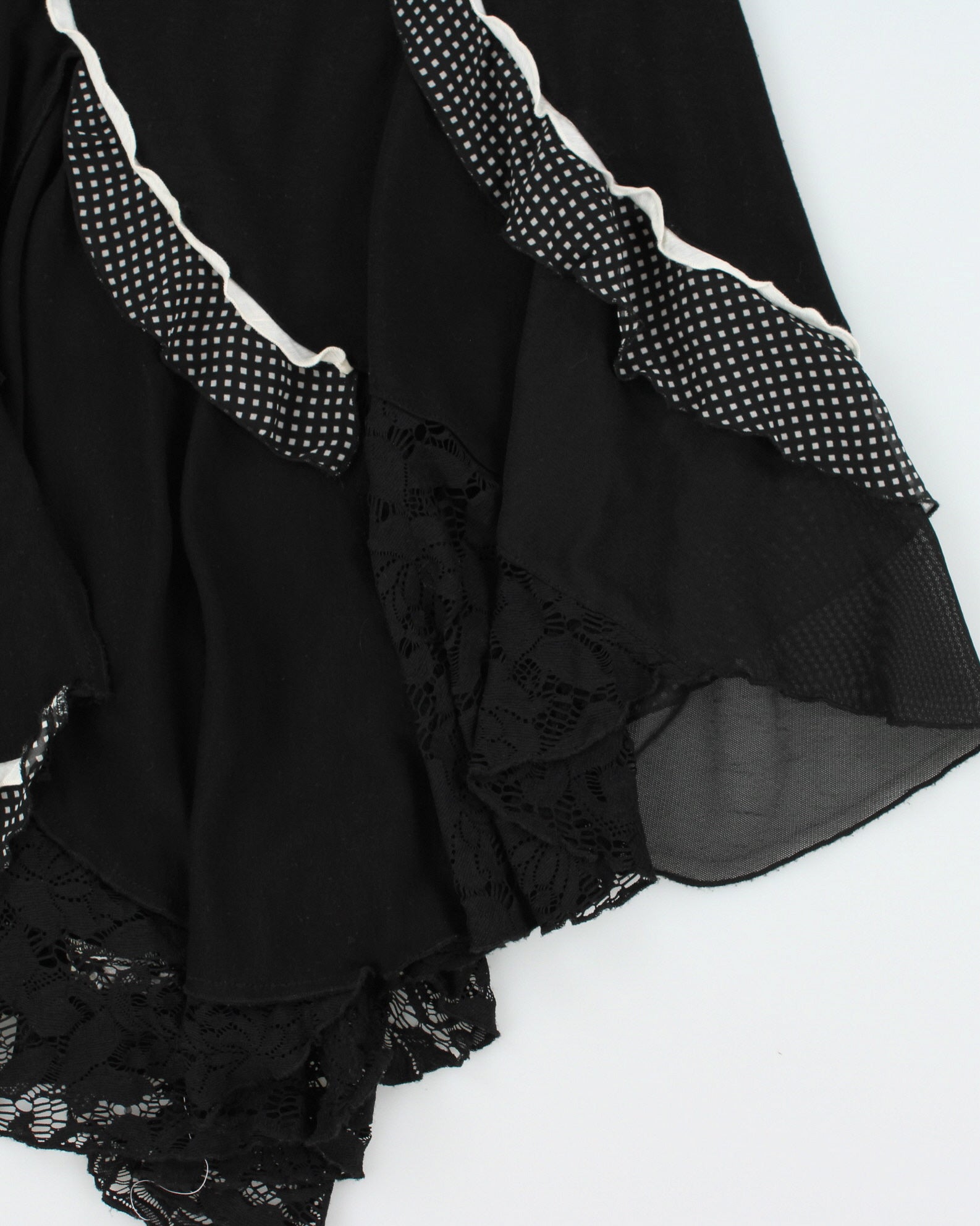 Vintage 2000s Crisca Asymmetric Patchwork Skirt - S