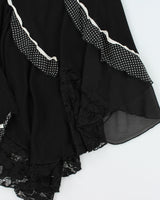 Vintage 2000s Crisca Asymmetric Patchwork Skirt - S