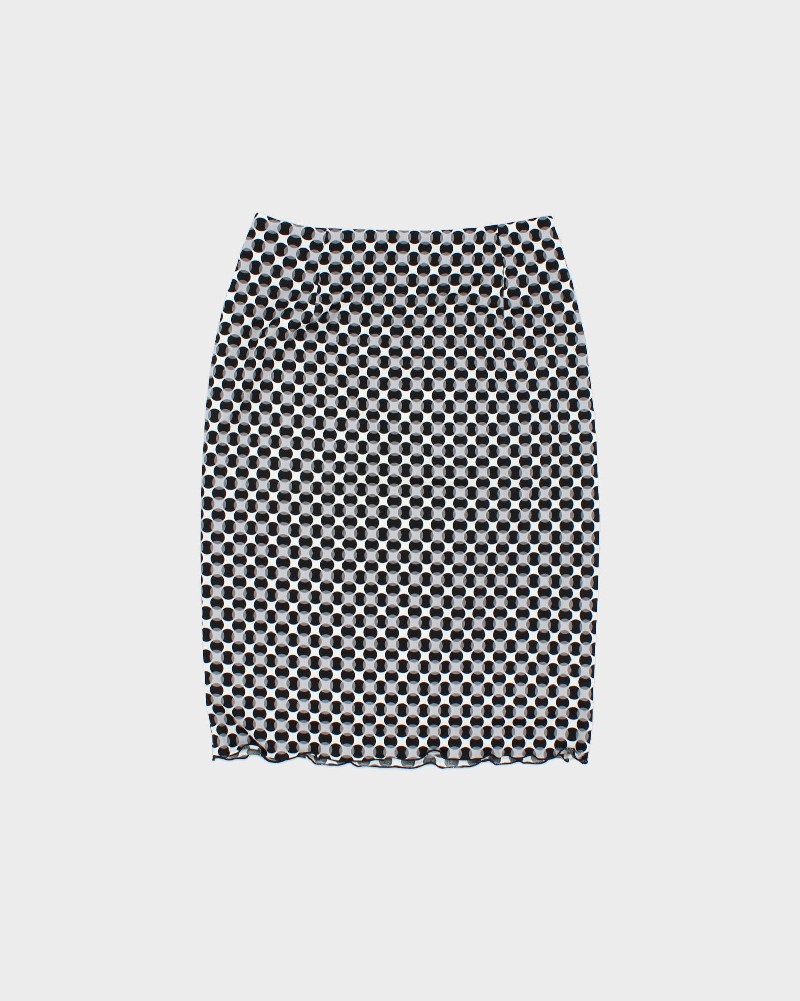 Vintage 2000s J&amp;R Geometric Spotty Pencil Skirt - XXS