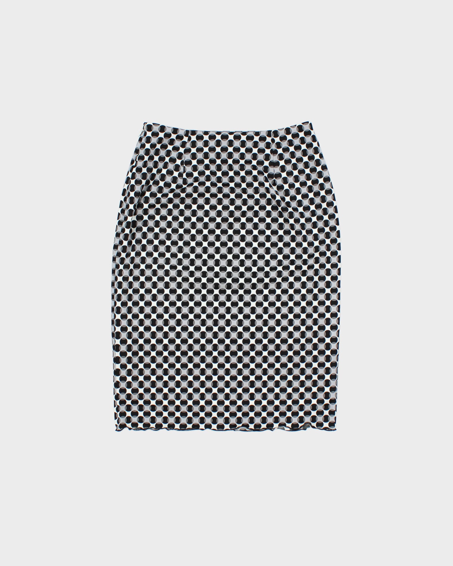 Vintage 2000s J&amp;R Geometric Spotty Pencil Skirt - XXS