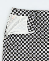 Vintage 2000s J&amp;R Geometric Spotty Pencil Skirt - XXS