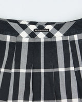 Vintage Y2K 00s Burberry Golf Women's Nova Check Cotton Pleated Mini Skort - M