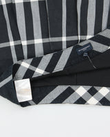 Vintage Y2K 00s Burberry Golf Women's Nova Check Cotton Pleated Mini Skort - M