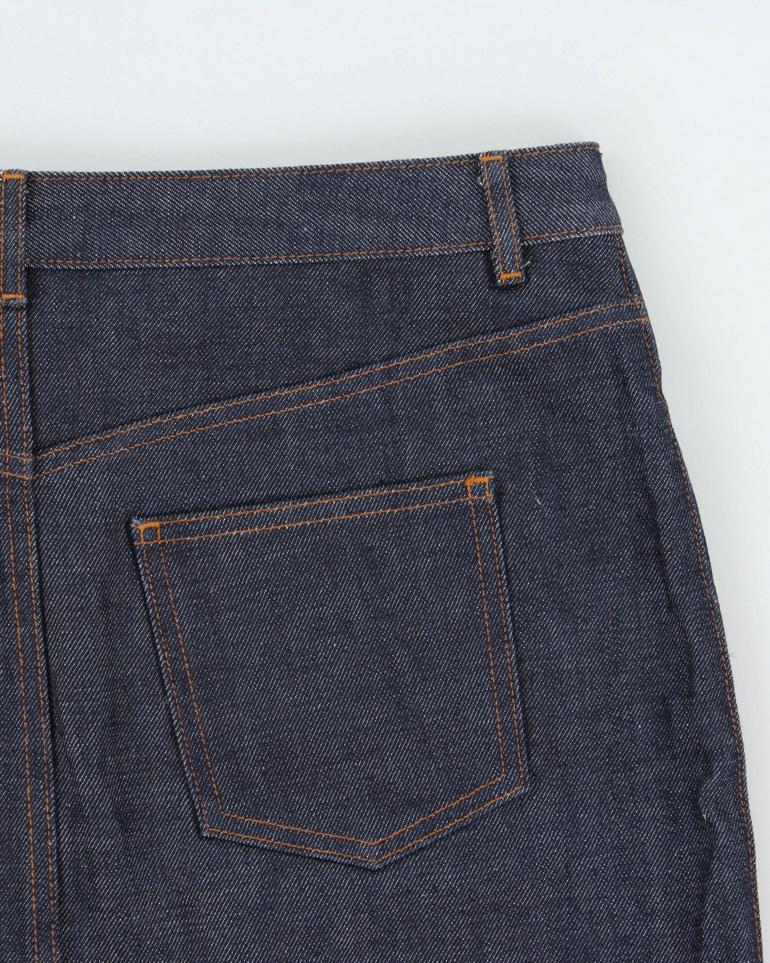 Vintage A.P.C Raw Indigo Denim Mini Skirt - M