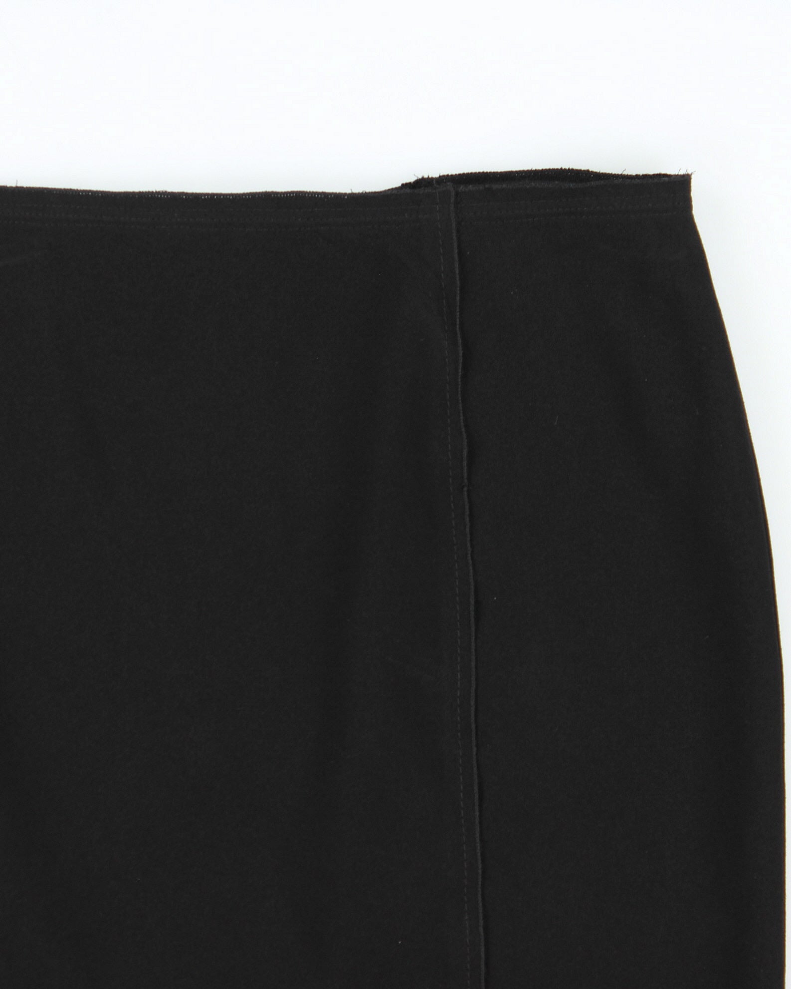 Vintage SS2008 Prada Black Panel Knee Length Slip Skirt - S