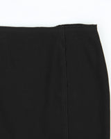 Vintage SS2008 Prada Black Panel Knee Length Slip Skirt - S