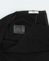 Vintage SS2008 Prada Black Panel Knee Length Slip Skirt - S