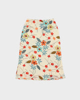 Vintage Y2K 2000s Kookai Floral Lettuce Hem Skirt - XS