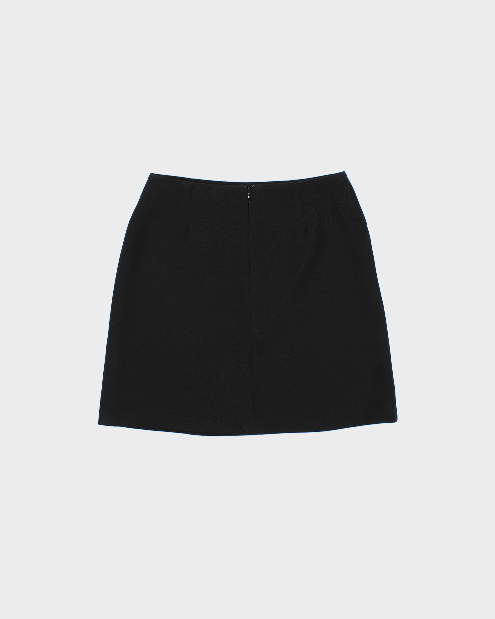 Vintage Y2K 2000s Morgan De Toi Black Wrap Style Mini Skirt - XXS