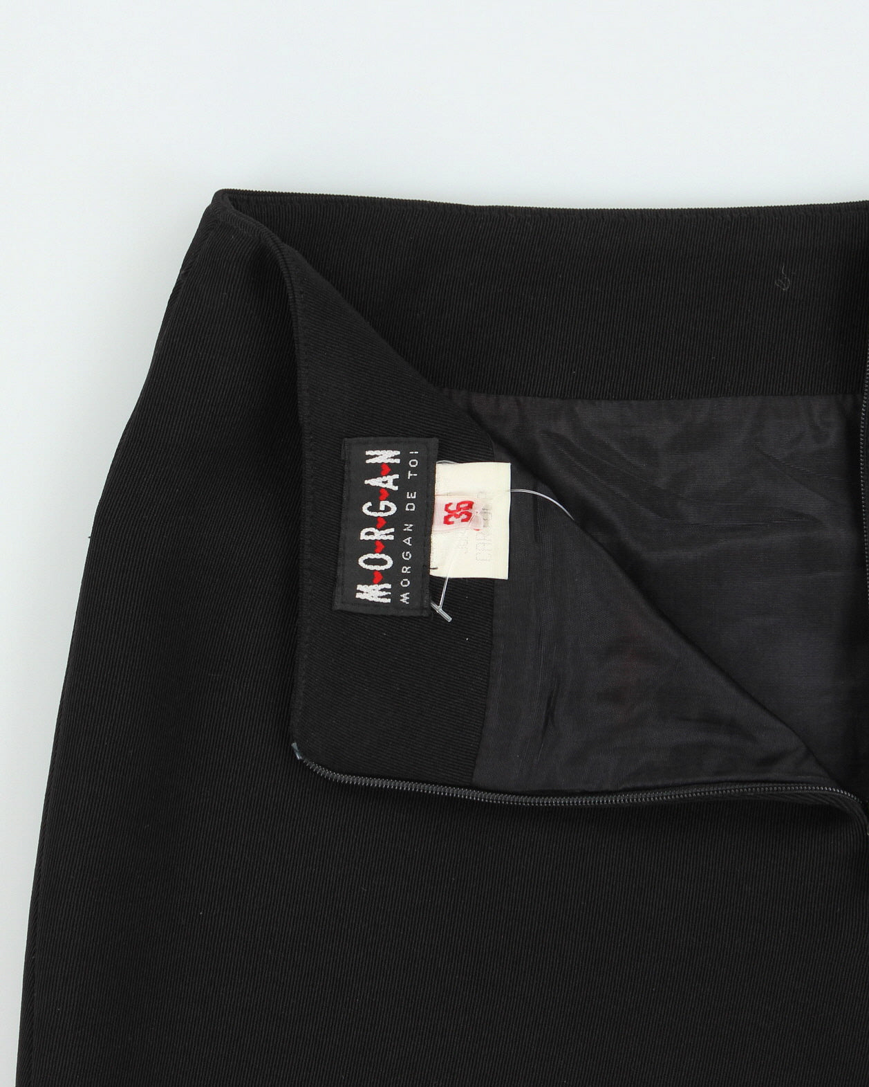 Vintage Y2K 2000s Morgan De Toi Black Wrap Style Mini Skirt - XXS