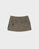 Vintage Y2K 2000s Ardene Cargo Patchwork Mini Skirt - S